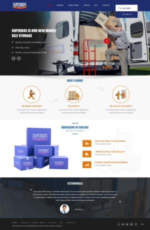 Web Design by pb for this project | Design: #7747833