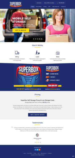 Web Design by pb for this project | Design: #7789800
