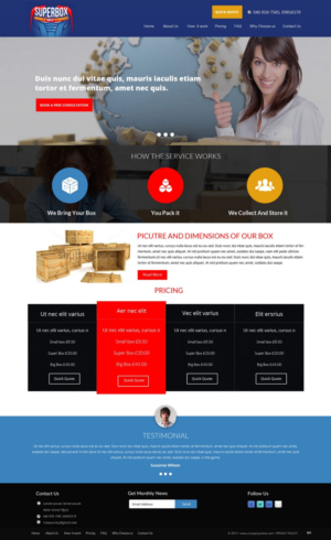 Web Design by pb for this project | Design: #7796881