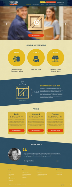 Web Design by pb for this project | Design: #7796882