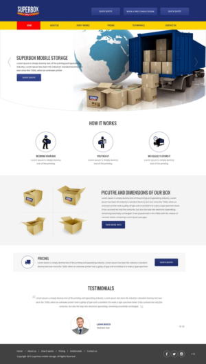 Web Design by pb for this project | Design: #7796884