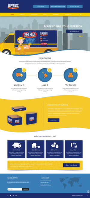 Web Design by pb for this project | Design: #7796888