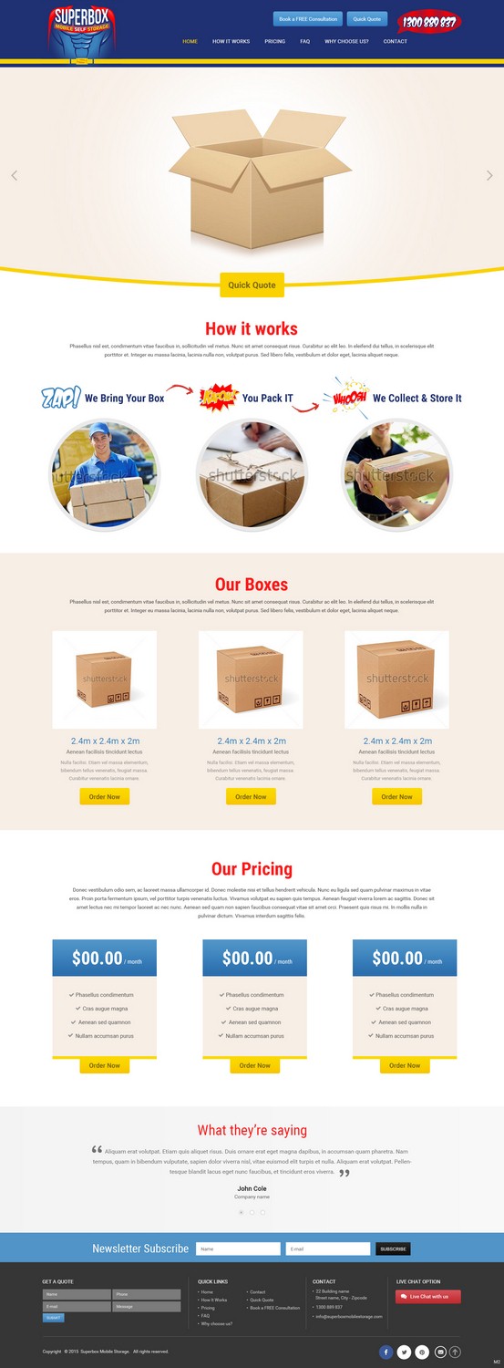 Web Design by pb for this project | Design #7796889