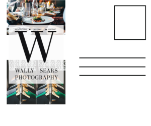Diseño de Postal por JK18 para Wally Sears Photography | Diseño #7882473