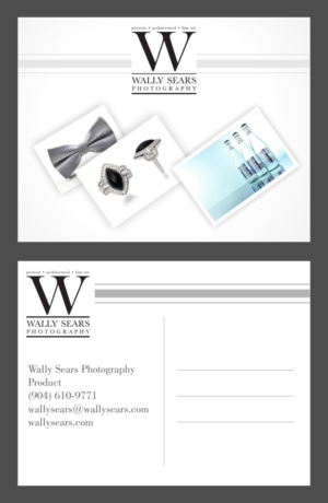 Diseño de Postal por kisnash para Wally Sears Photography | Diseño #7829476