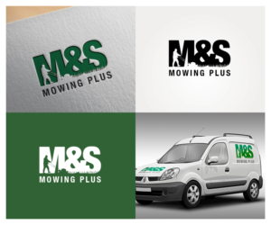 Logo Design by Phoenix Dragon for M&S Mowing Plus | Design: #7763931