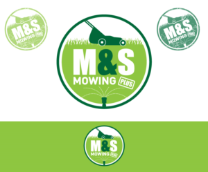 Logo Design by DiDi's for M&S Mowing Plus | Design: #7746473