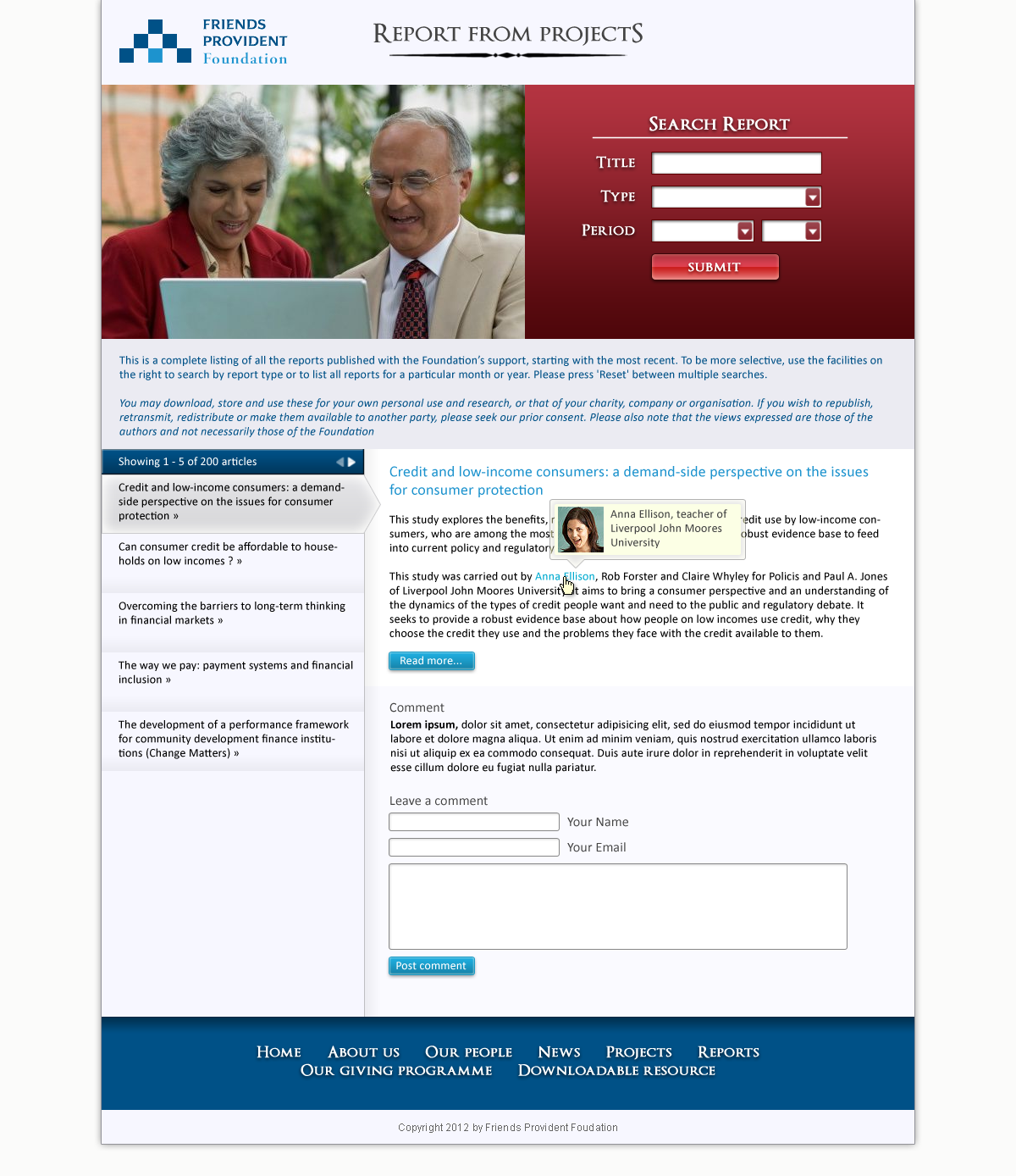Web Design by pinkle for this project | Design: #555188
