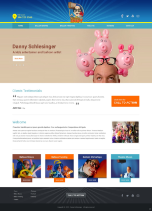 Design de Page d'Accueil par pb pour Muse Website Design | Design : #7738210