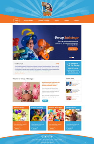 Landing Page Design by pb for Muse Website Design | Design: #7738212