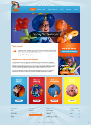 Design de Page d'Accueil par pb pour Muse Website Design | Design : #7747665