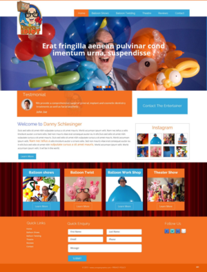 Landing Page Design by pb for Muse Website Design | Design: #7747673