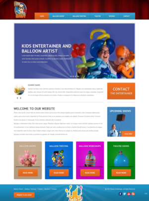 Landing Page Design by pb for Muse Website Design | Design: #7747688