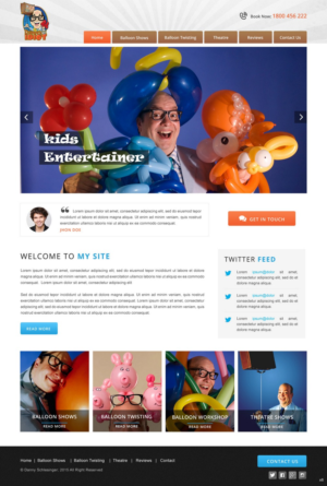 Landing Page Design by pb for Muse Website Design | Design: #7747689