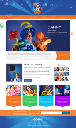 Landing Page Design by pb for Muse Website Design | Design: #7747690