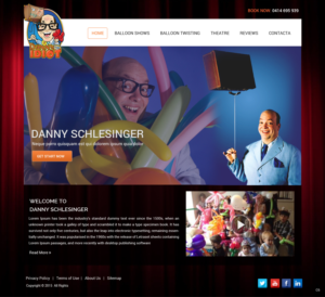 Landing Page Design by pb for Muse Website Design | Design: #7747697