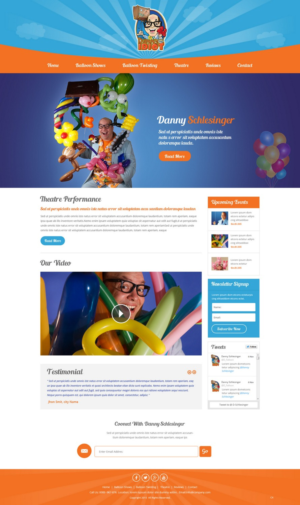 Landing Page Design by pb for Muse Website Design | Design: #7827200
