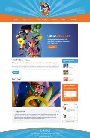 Landing Page Design by pb for Muse Website Design | Design: #7827201