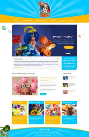 Landing Page Design by pb for Muse Website Design | Design: #7878247