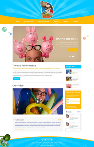 Landing Page Design by pb for Muse Website Design | Design: #7878248