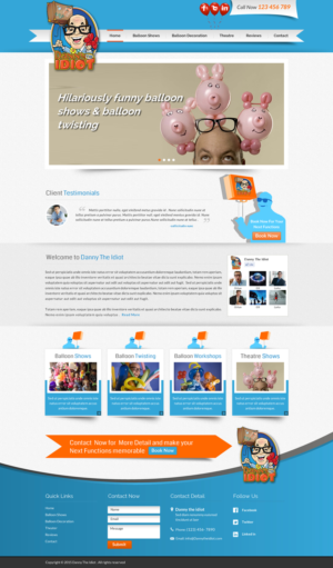 Diseño de Página de Aterrizaje por Sbss para Muse Website Design | Diseño: #7747850