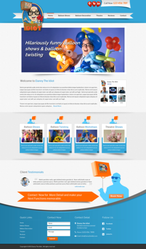 Design de Page d'Accueil par Sbss pour Muse Website Design | Design : #7747852