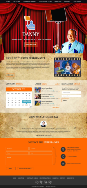 Design de Page d'Accueil par Sbss pour Muse Website Design | Design : #7747860