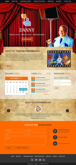 Design de Page d'Accueil par Sbss pour Muse Website Design | Design : #7747862