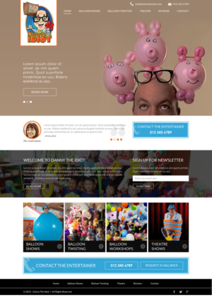 Design de Page d'Accueil par Sbss pour Muse Website Design | Design : #7747911