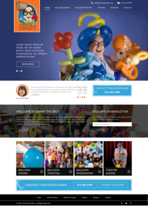 Design de Page d'Accueil par Sbss pour Muse Website Design | Design : #7747916