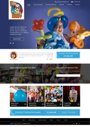 Design de Page d'Accueil par Sbss pour Muse Website Design | Design : #7747919