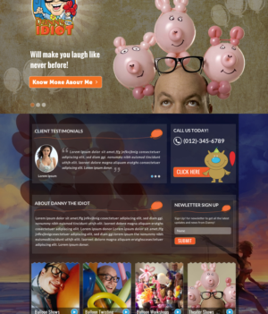 Design de Page d'Accueil par Sbss pour Muse Website Design | Design : #7747936