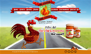 Wing Sauce business in Indiana needs a Website | Web-Design von Mayank Patel