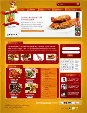 Web Design by pb for MCPieper Wing Sauces LLC | Design: #392807