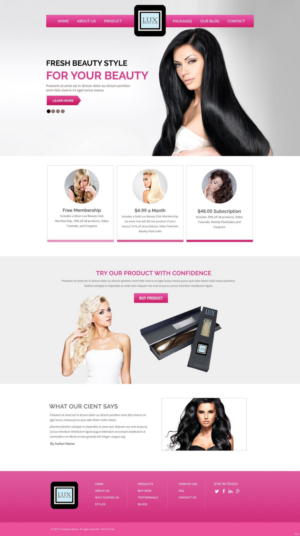 Web Design by pb for this project | Design: #7747731
