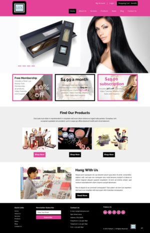 Web Design by pb for this project | Design: #7747734
