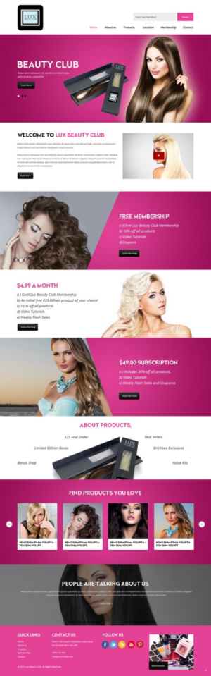 Web Design by pb for this project | Design: #7748862