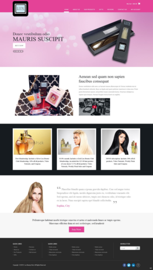 Web Design by pb for this project | Design: #7748863
