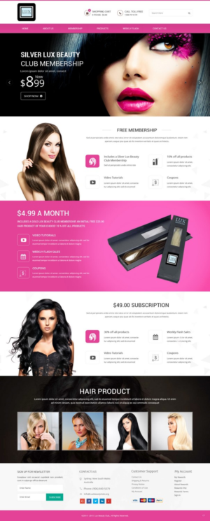 Web Design by pb for this project | Design: #7748864