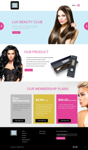 Web Design by pb for this project | Design: #7756629