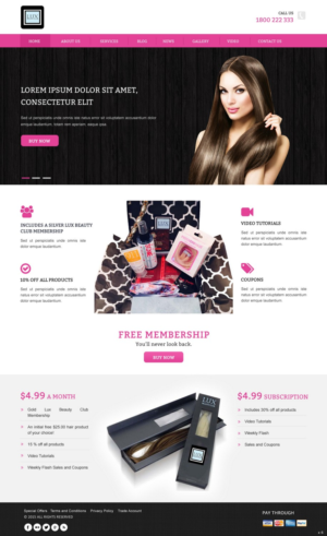 Web Design by pb for this project | Design: #7756631