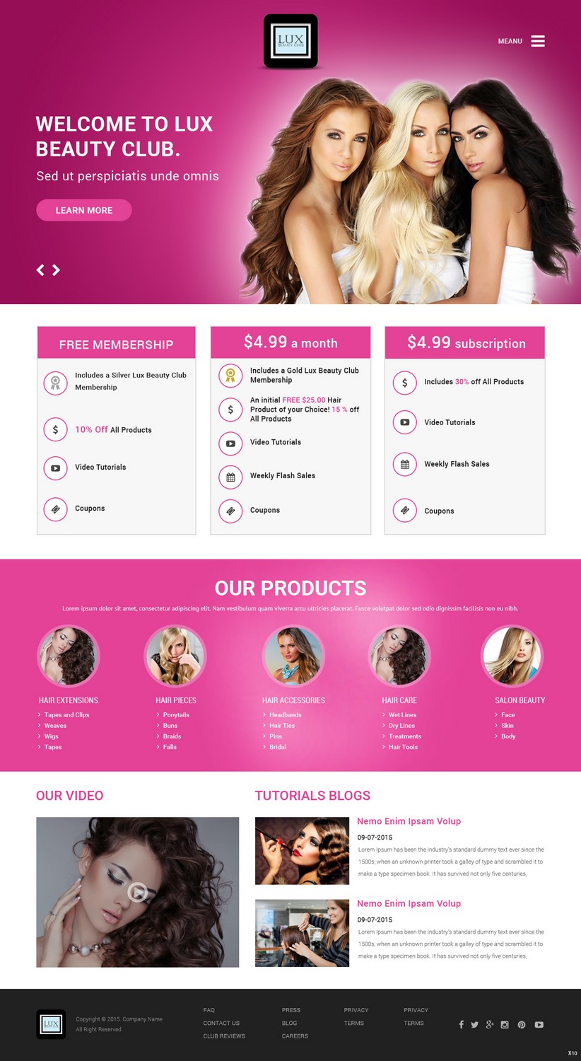 Web Design by pb for this project | Design #7821756