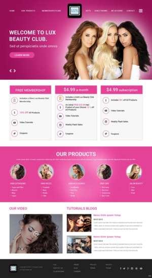 Web Design by pb for this project | Design: #7821757