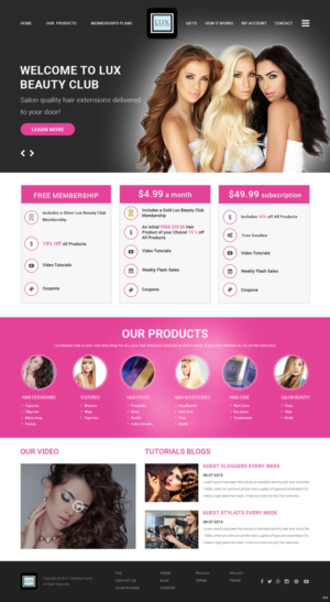 Web Design by pb for this project | Design: #7892404