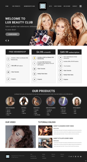 Web Design by pb for this project | Design: #7920944