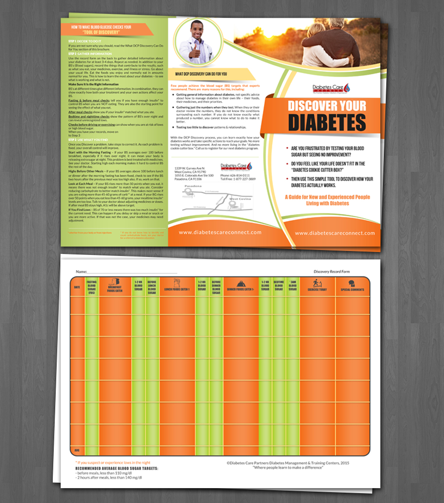 Diabetes Education Center needs a patient engagement brochure thats eye