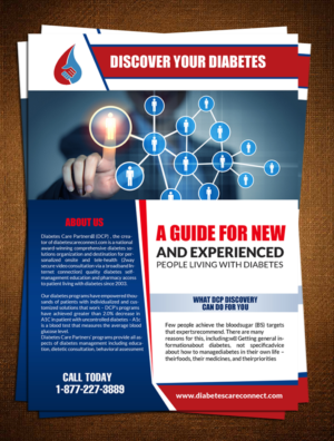 Diseño de Flyer por creative.bugs para Diabetes Care Partners | Diseño: #7756244