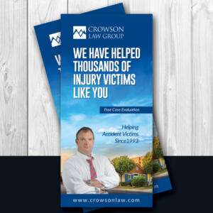 Design de Brochure par uk pour Crowson Law Group | Design : #7803006