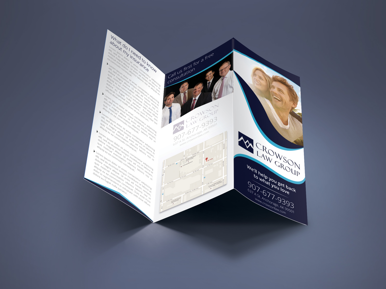Broschüren-Design von Nightmist für Crowson Law Group | Design #7838260