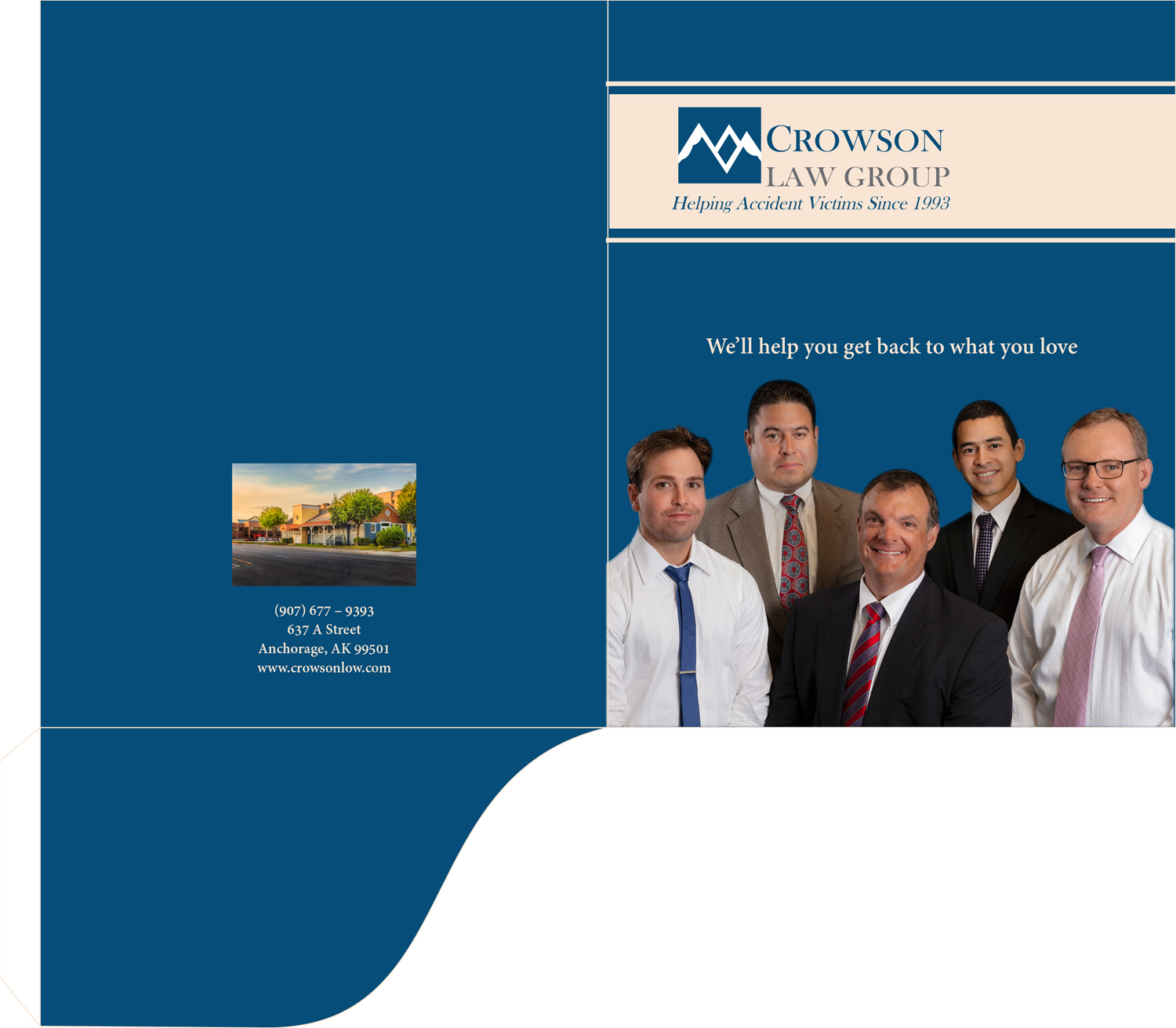Diseño de Brochure por farah_vali para Crowson Law Group | Diseño #8432954